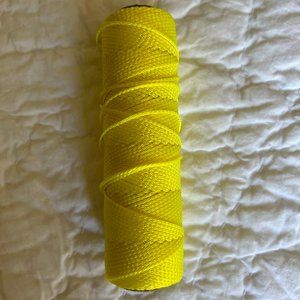 Florescent Yellow Braided Mason's Line Twine Gardening Do It Yourself Project